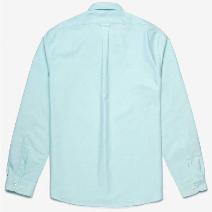 Dusty Green Men's Button-Down Yachting Shirt in Cotton 2