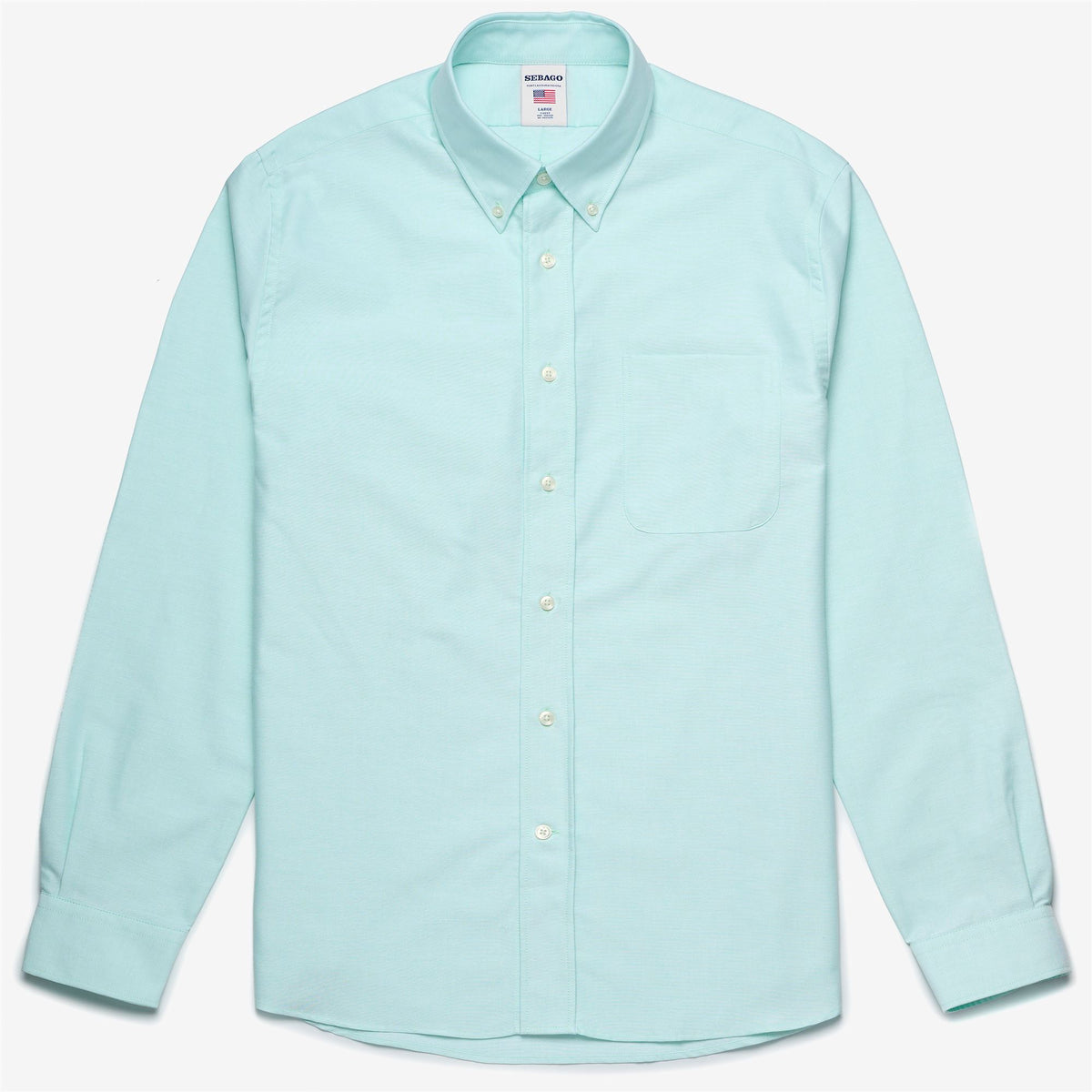 Green Men's Cotton Oxford Shirt