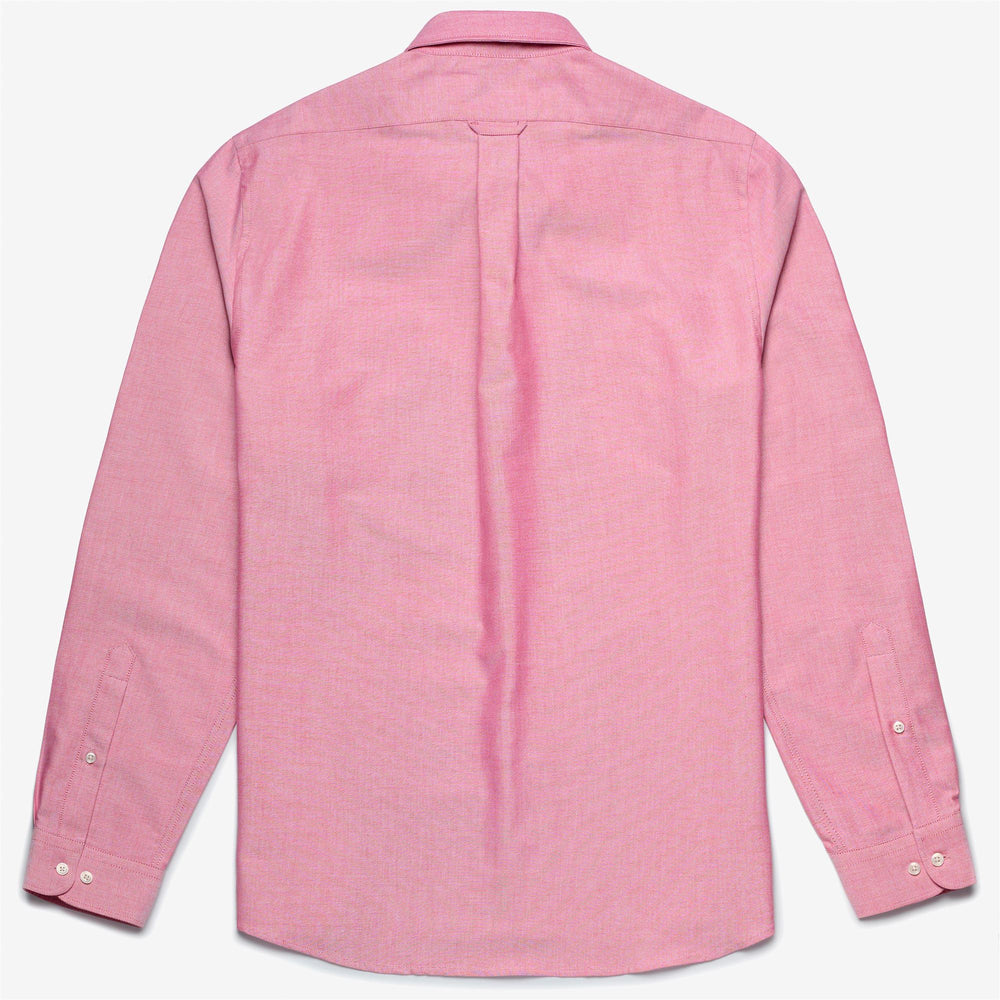 Camicia in Cotone Button-Down Uomo Yachting Rossa Ciliegia 02