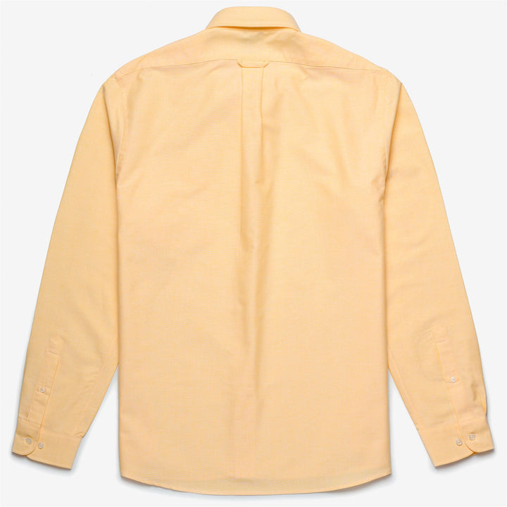 Yellow Men's Button-Down Yachting Shirt in Cotton 2