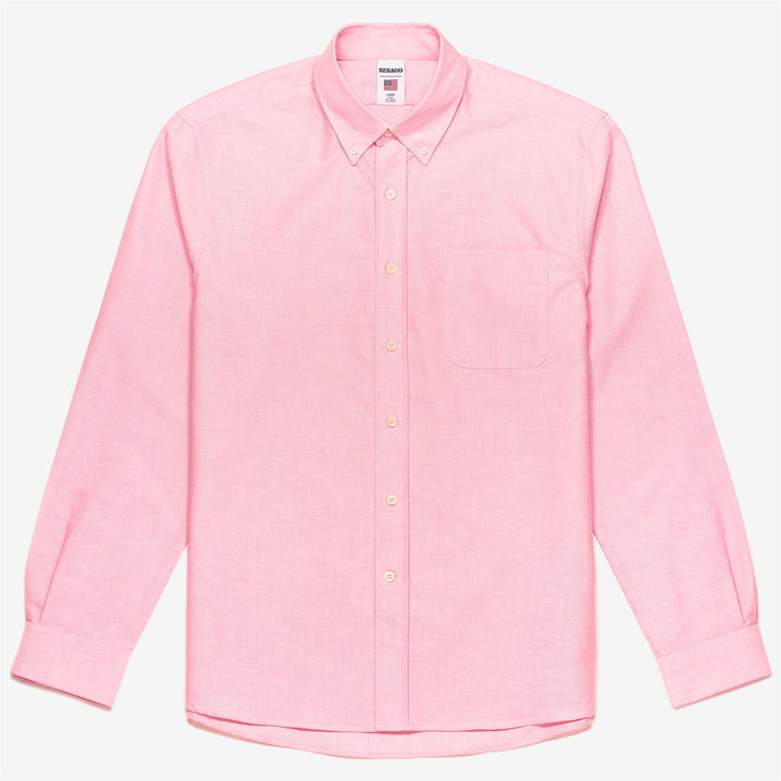 Soft Pink Men's Yachting Button-Down Cotton Shirt 1