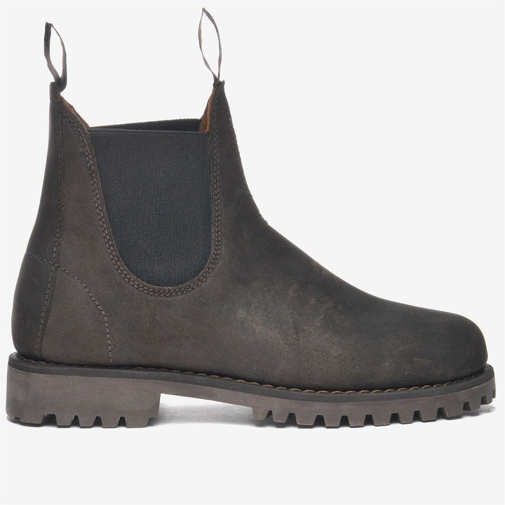 Stivaletti alla Caviglia in Suede Marrone Scuro Donna per Tempo Libero 1