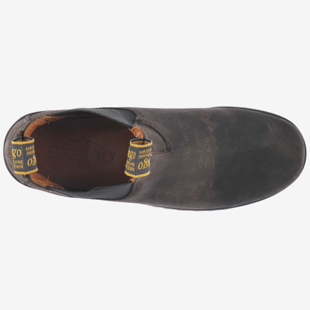 Stivaletti alla Caviglia in Suede Marrone Scuro Donna per Tempo Libero main