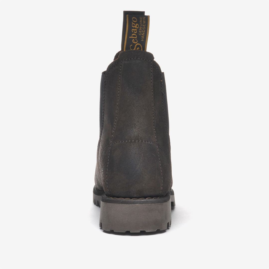 Stivaletti alla Caviglia in Suede Marrone Scuro Donna per Tempo Libero main