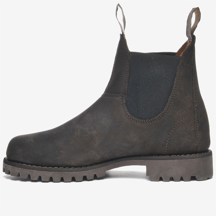 Stivaletti alla Caviglia in Suede Marrone Scuro Donna per Tempo Libero 3