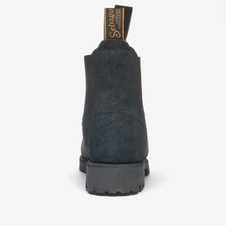 Black Women's Suede Ankle Boots for Leisure with Rubber Sole 5