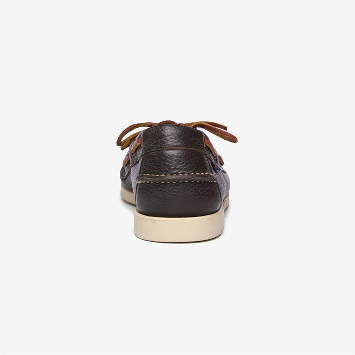 Dunkelbraune Herren-Leder-Yachting-Mokassins Docksides mit rutschfester Sohle 5