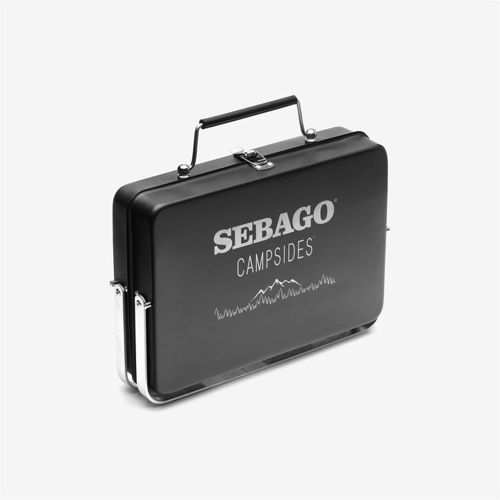 Silbergrauer tragbarer Unisex-Grill für Camping und Outdoor 1