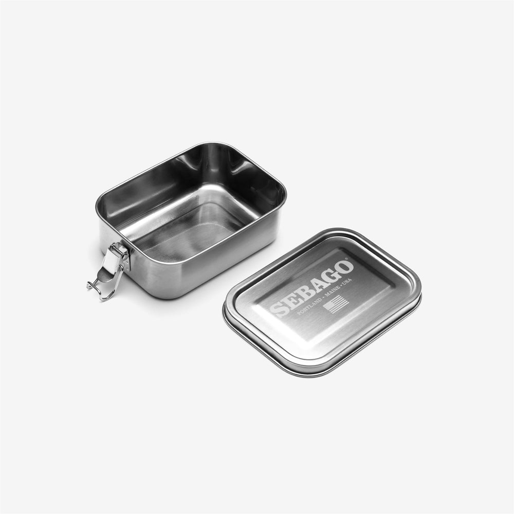 Grey Blue Unisex Stainless Steel Lunch Box with Hermetic Closure 02