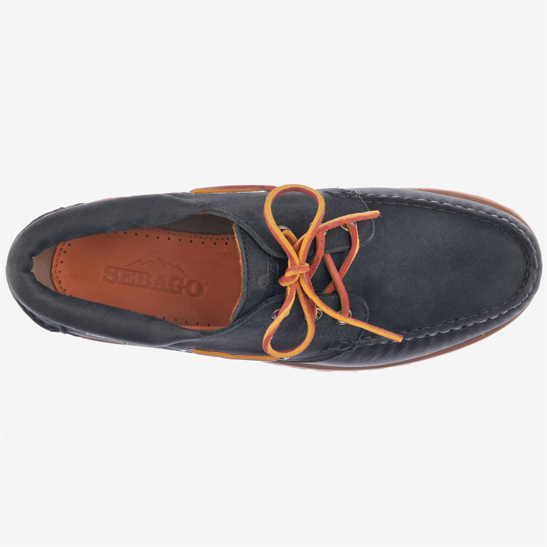 Black Men's Leather Moccasin Footwear for Leisure main