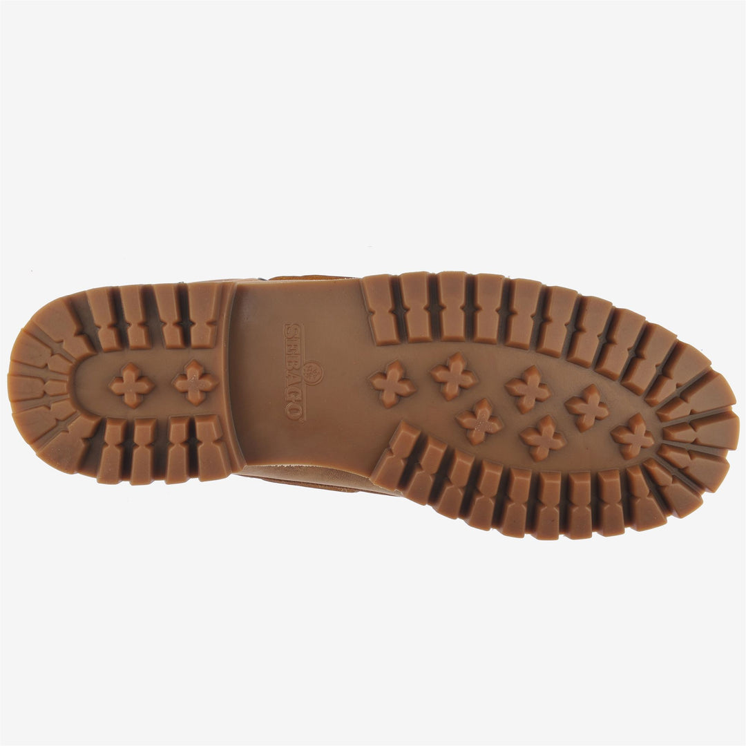 Tan brown Men's Leather Moccasin for Leisure with Traction Sole main