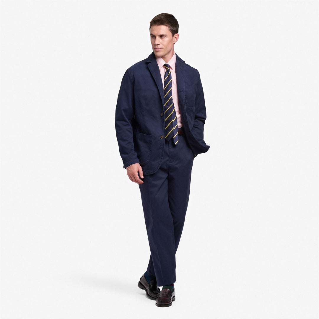 Marine Blue Unisex Casual Cotton Jacket for Leisure Wear main