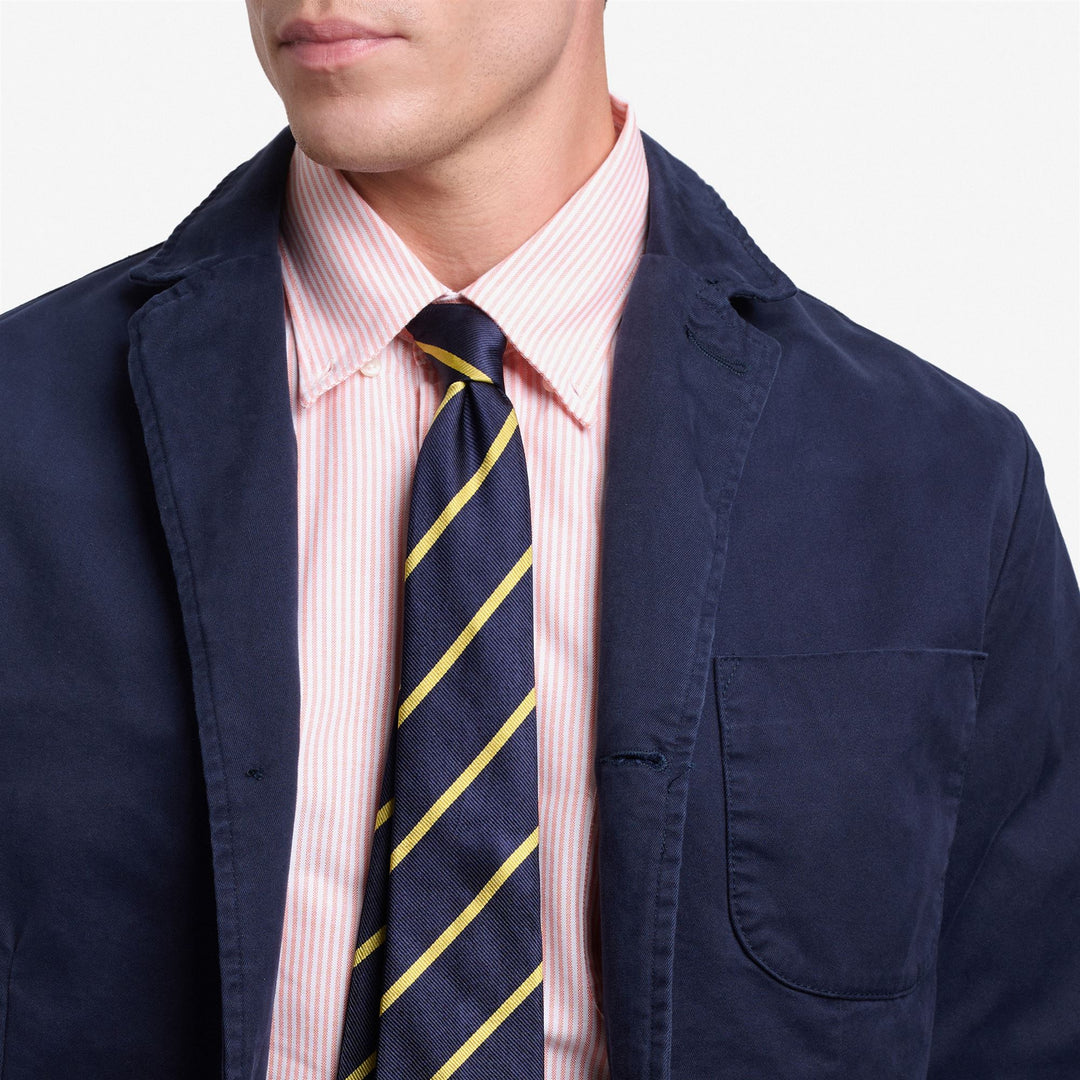 Marine Blue Unisex Casual Cotton Jacket for Leisure Wear main