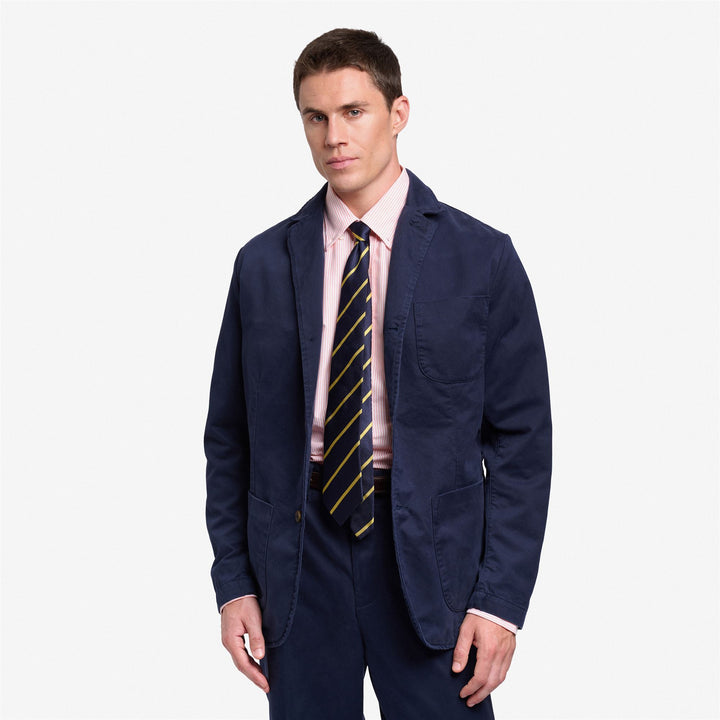 Marine Blue Unisex Casual Cotton Jacket for Leisure Wear 3