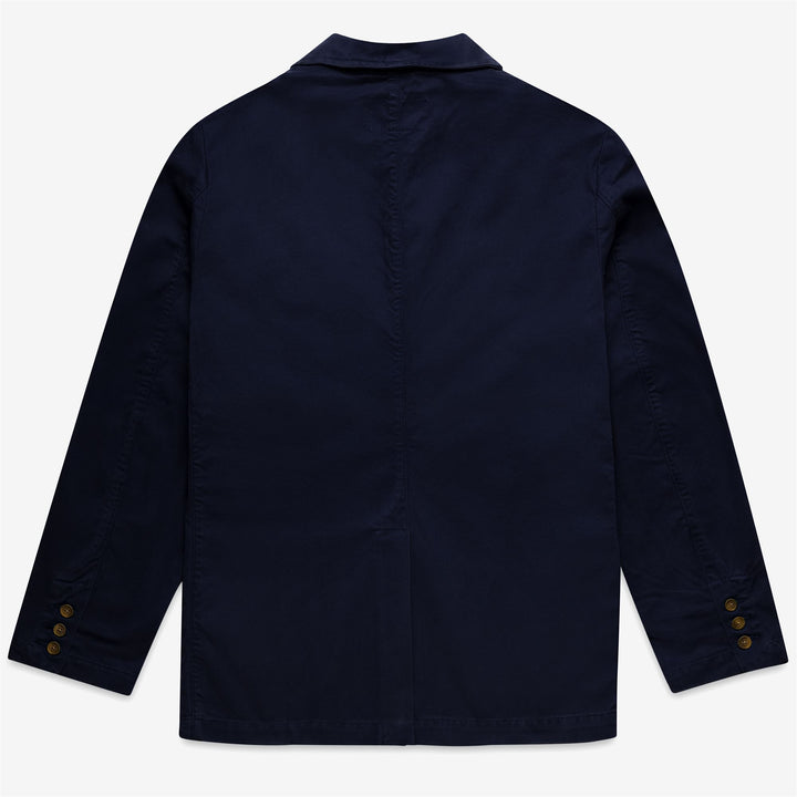 Marineblaue Unisex-Freizeitjacke aus Baumwolle 2