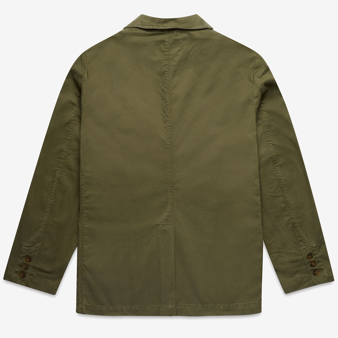 Brown green Unisex Casual Cotton Jacket for Leisure Wear main