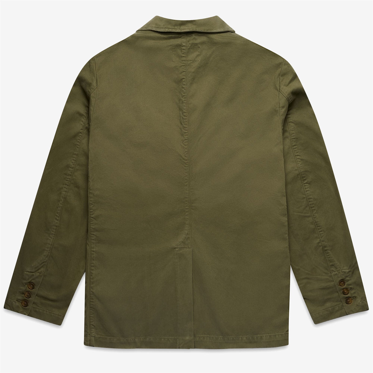 Green Unisex Cotton Twill Dress