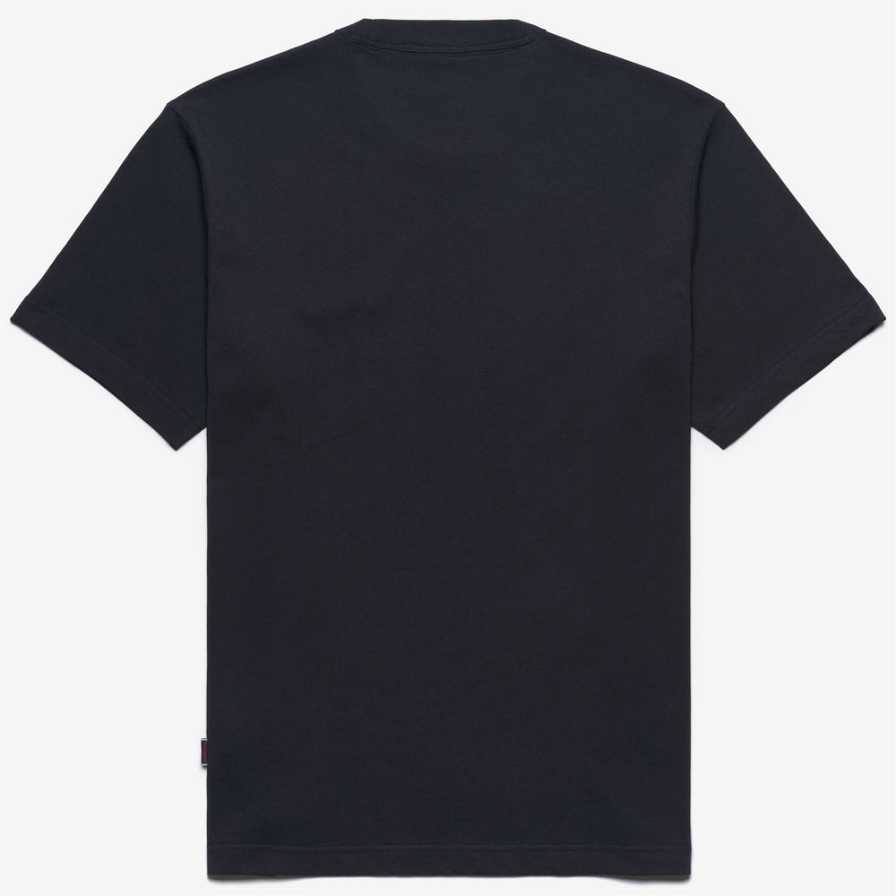 Marine Blue Unisex Yachting T-Shirt with Pocket and Ribbed Neck 02