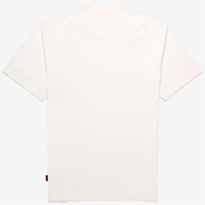 Natural white Unisex Yachting T-Shirt with Pocket and Ribbed Neck 2