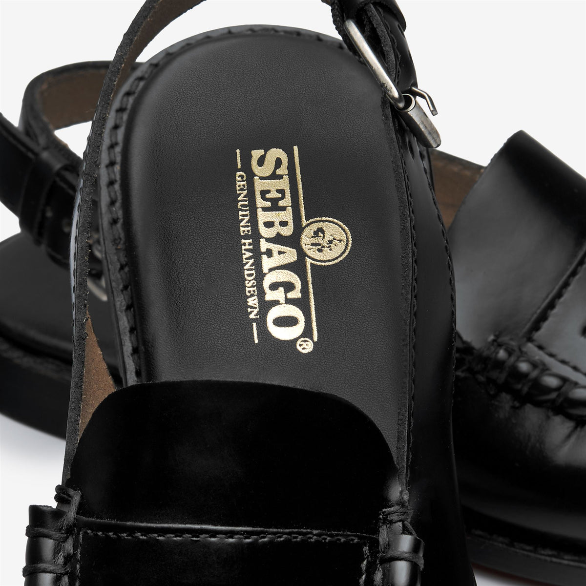 Black Women's Leather Sandal