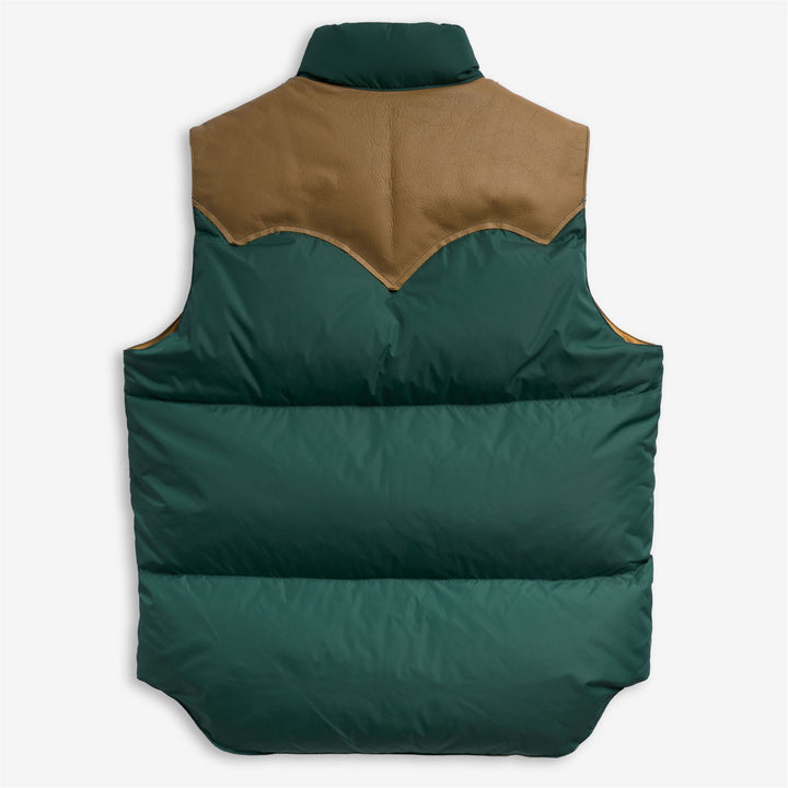 DOWN VEST - Jackets - Vest - Unisex - PINE GREEN- MASTARD YELLOW 2