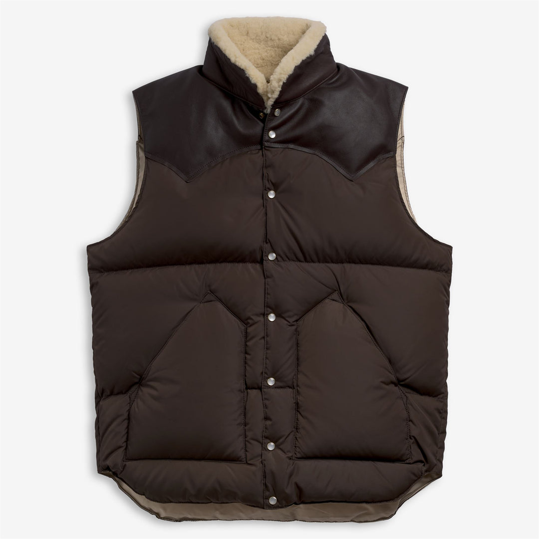 CHRISTY VEST - Jackets - Vest - Unisex - BROWN MOCHA-L.BEIGE 01