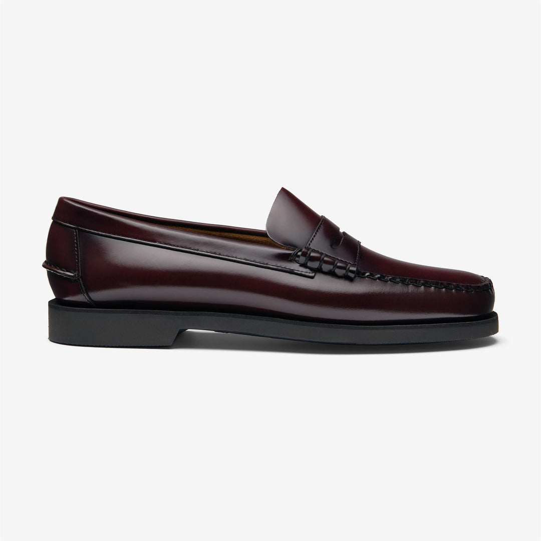 Mocasines de piel marrón para hombre con suela suave y flexible 01