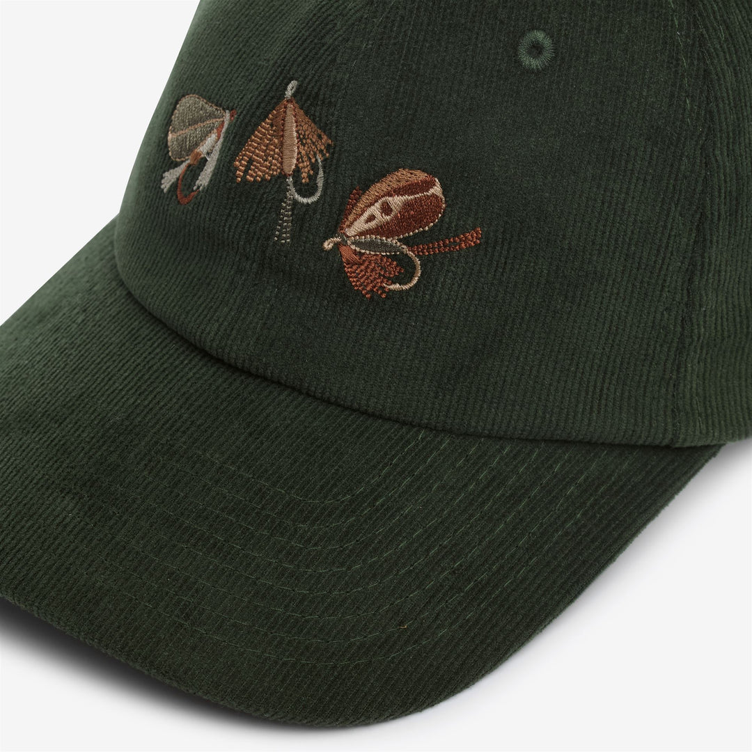 Olive green Unisex Corduroy Baseball Cap for Leisure main