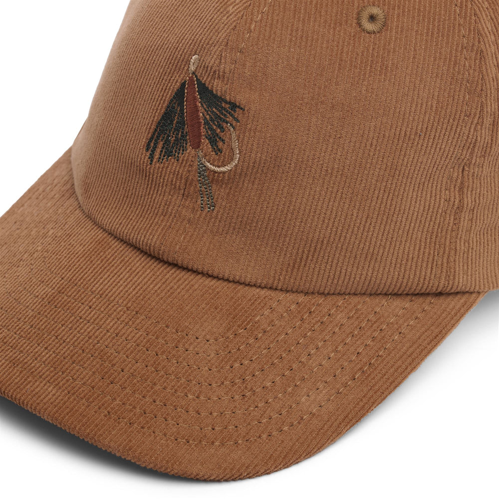 Casquette unisexe en velours côtelé marron avec sangle réglable, idéale pour les loisirs. 02
