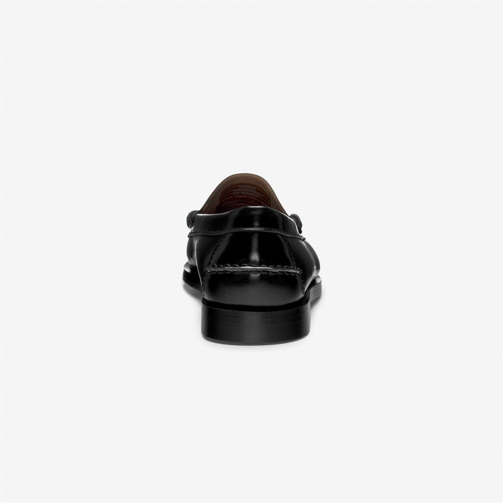 Black Women's Leather Moccasins with Square Toe 5