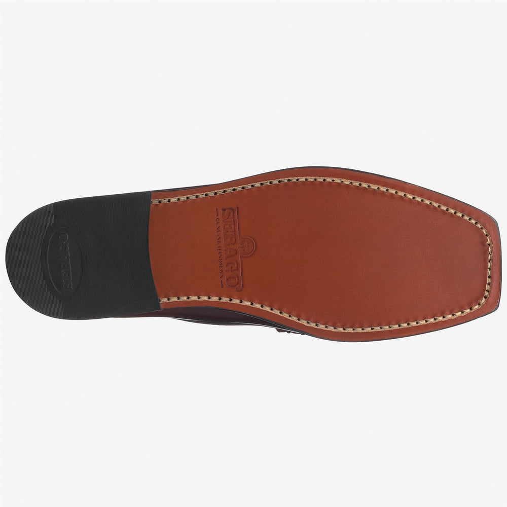 Brown Women's Hand-Stitched Moccasin with Square Toe 02