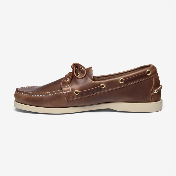 DOCKSIDES CRAZY HORSE MADE IN USA - Docksides - Mocassin - Man - BROWN TAN 3
