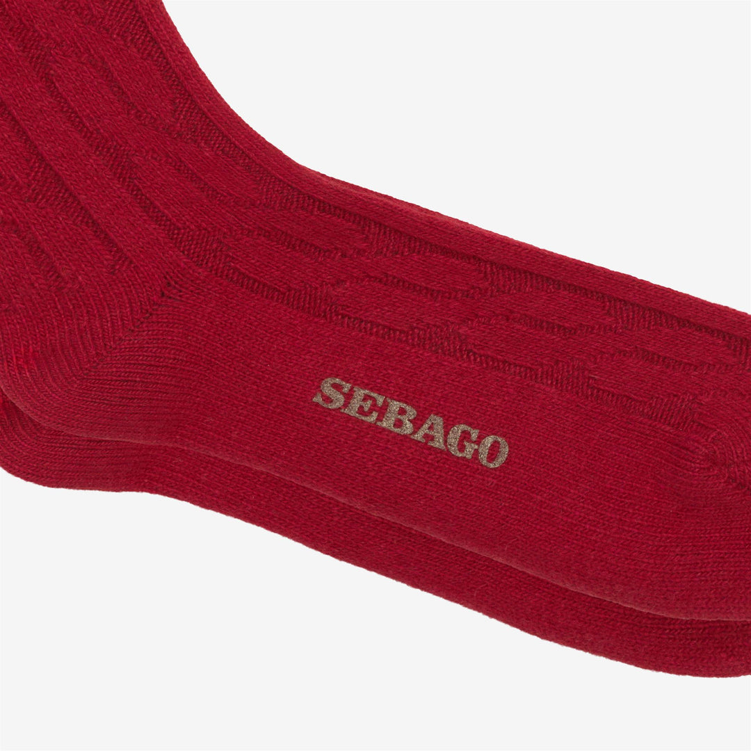 Red Cherry Unisex Leisure Crew Socks main