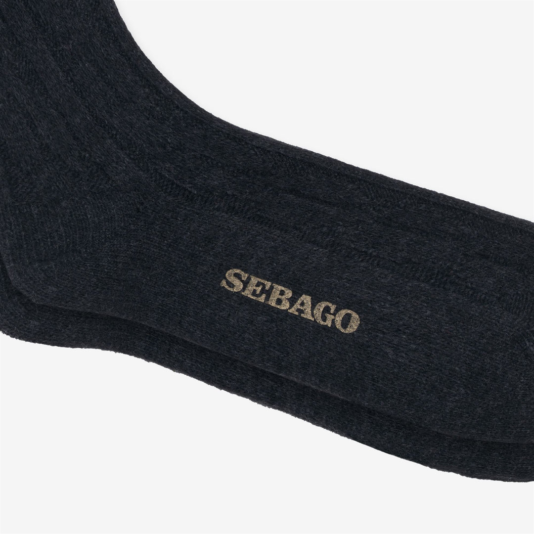 Dark grey Unisex Leisure Crew Socks main