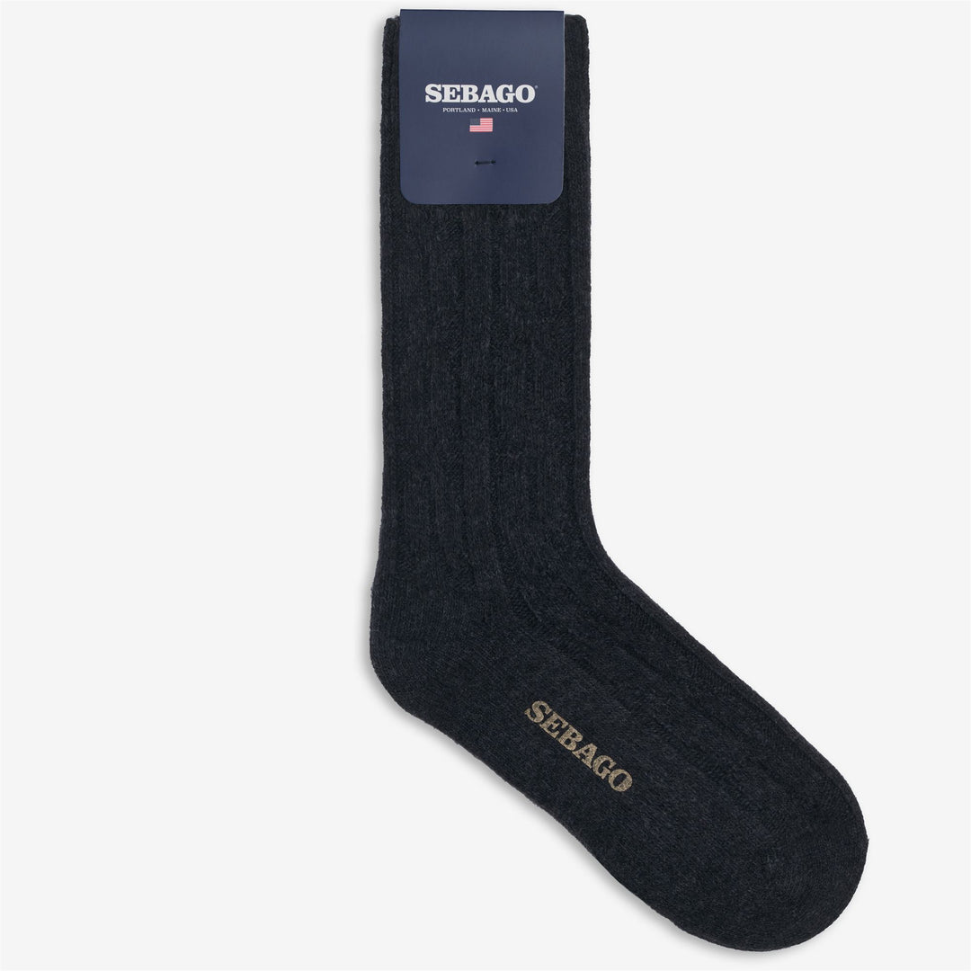 Dark grey Unisex Leisure Crew Socks main