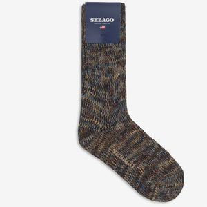 MOULINE - Socks - Crew Sock - Unisex - Green Multicolor