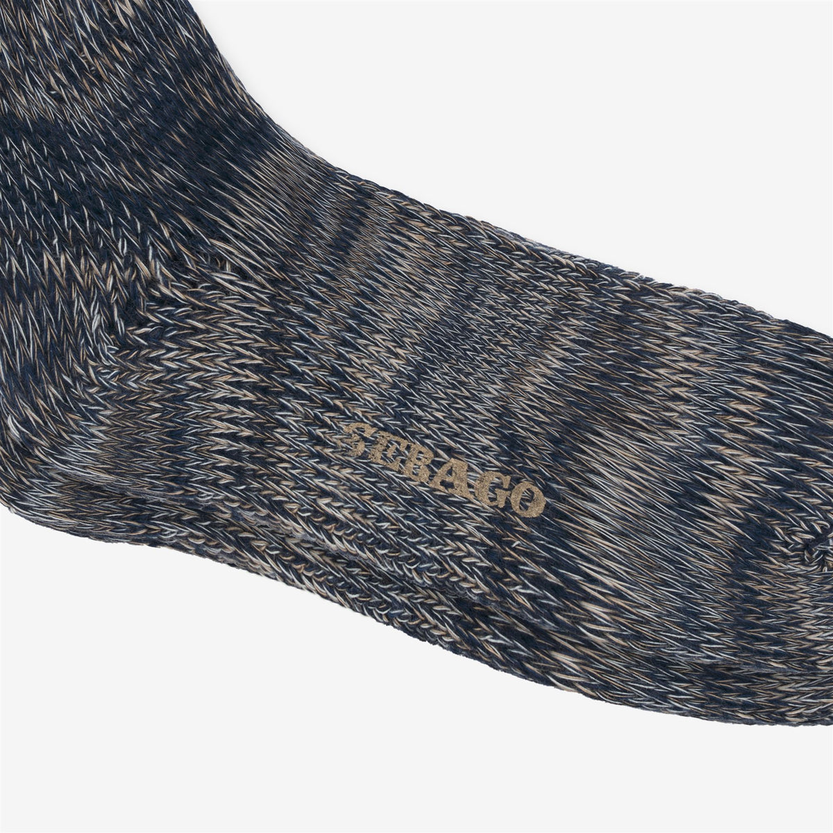 Socks_Unisex_MOULINE_Crew Sock_Grey Multicolor - Commercial 2