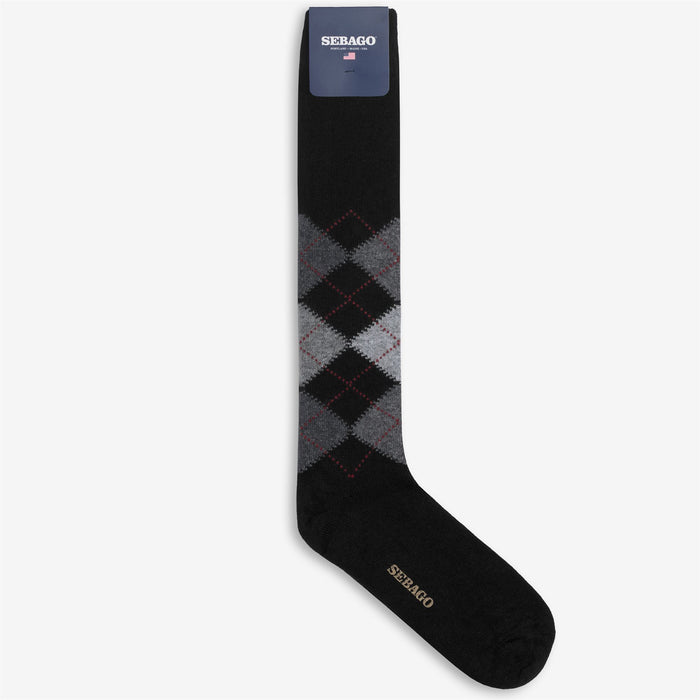 RHOMBUS L - Calcetines - Calcetín hasta la rodilla - Unisex - Black-Grey