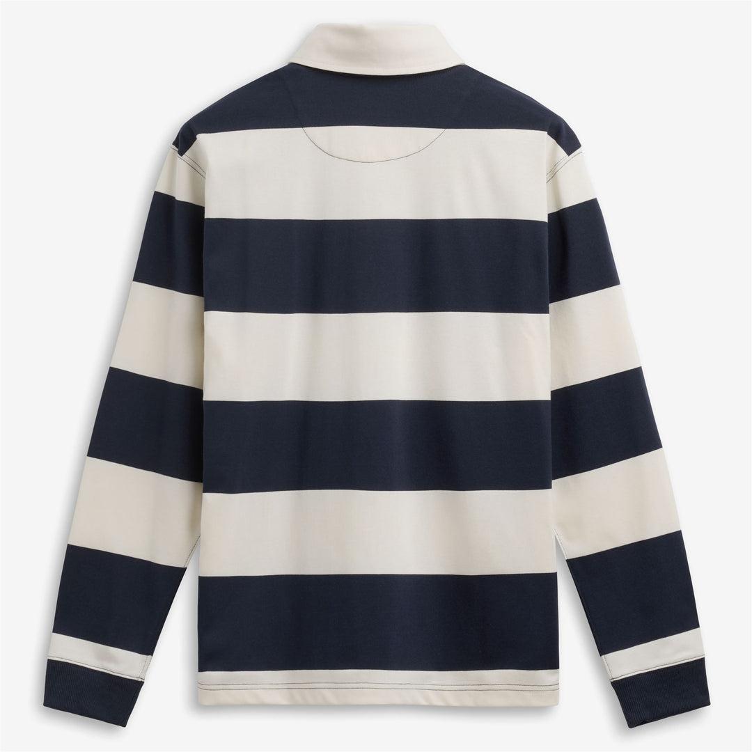 CAMPBELL LS - Polo Shirts - Polo - Unisex - White Natural-blue main