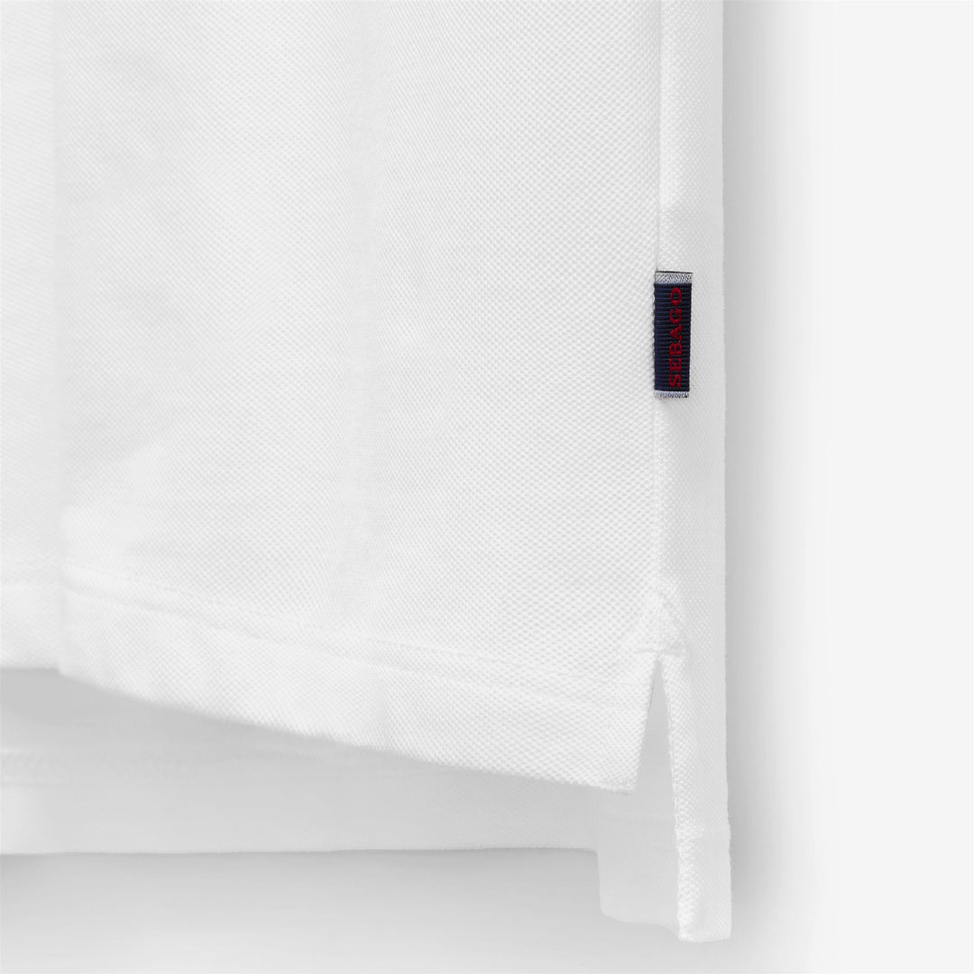 White Unisex Cotton Polo Shirt for Leisure main
