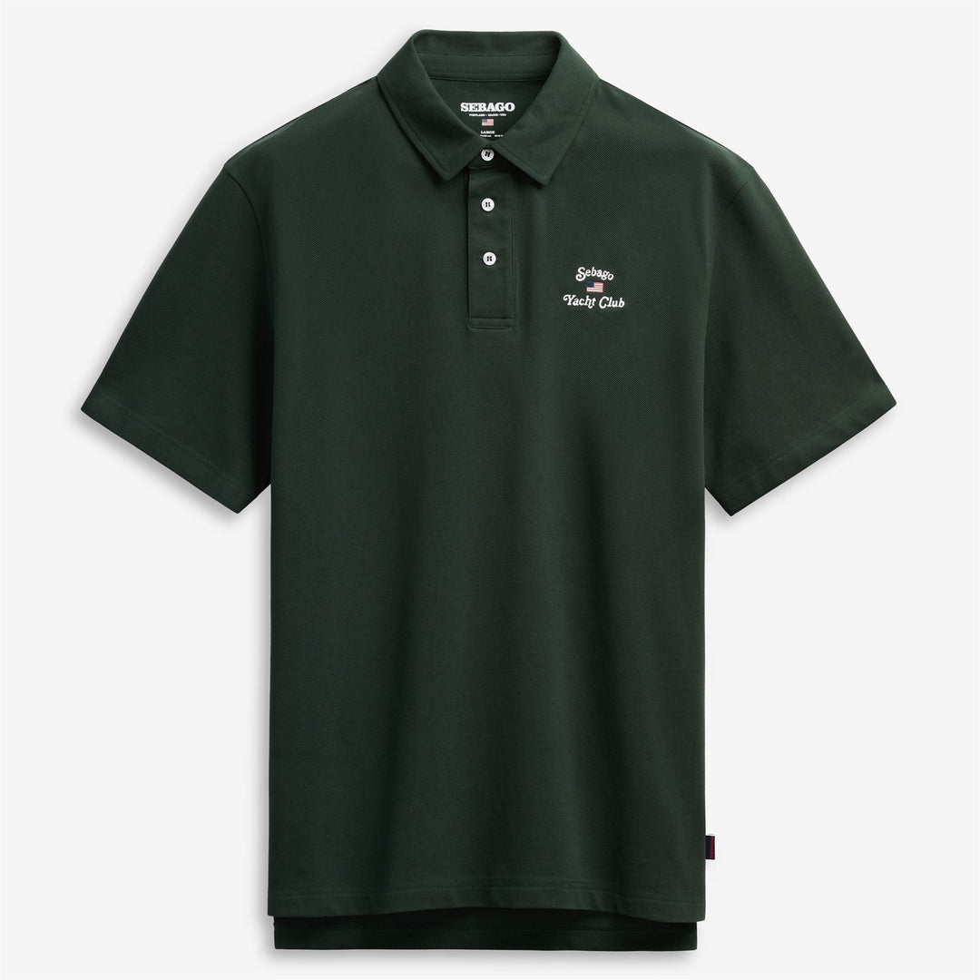 Green Unisex Polo Shirt for Leisure Activities main