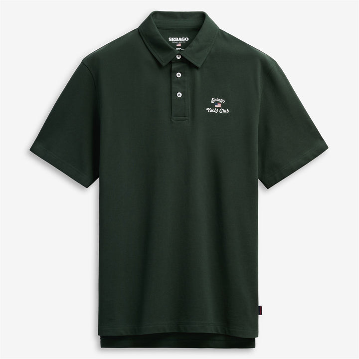 Green Unisex Polo Shirt for Leisure Activities 1