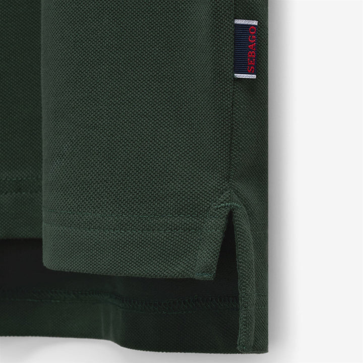 Green Unisex Polo Shirt for Leisure Activities 3