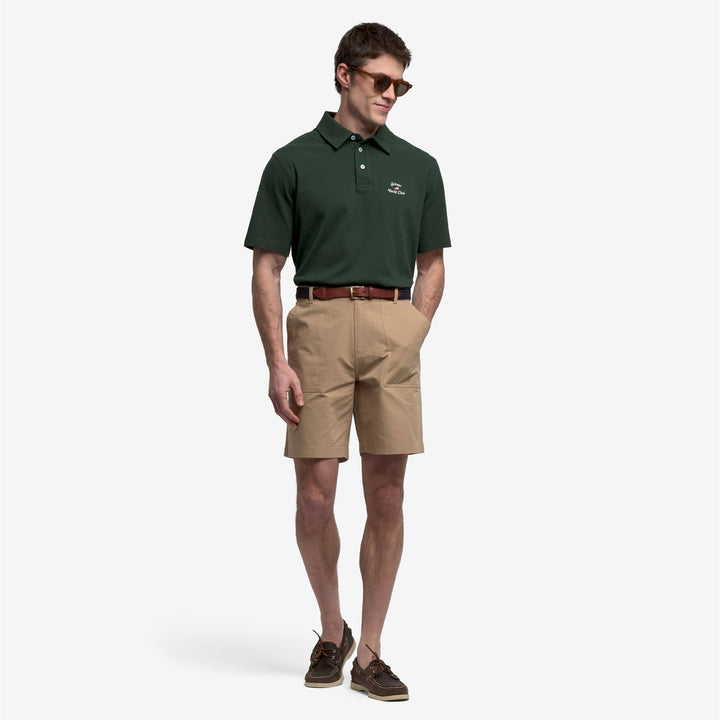 Green Unisex Polo Shirt for Leisure Activities 6