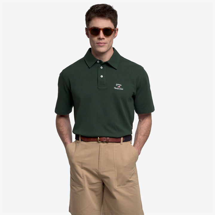 Green Unisex Polo Shirt for Leisure Activities 4