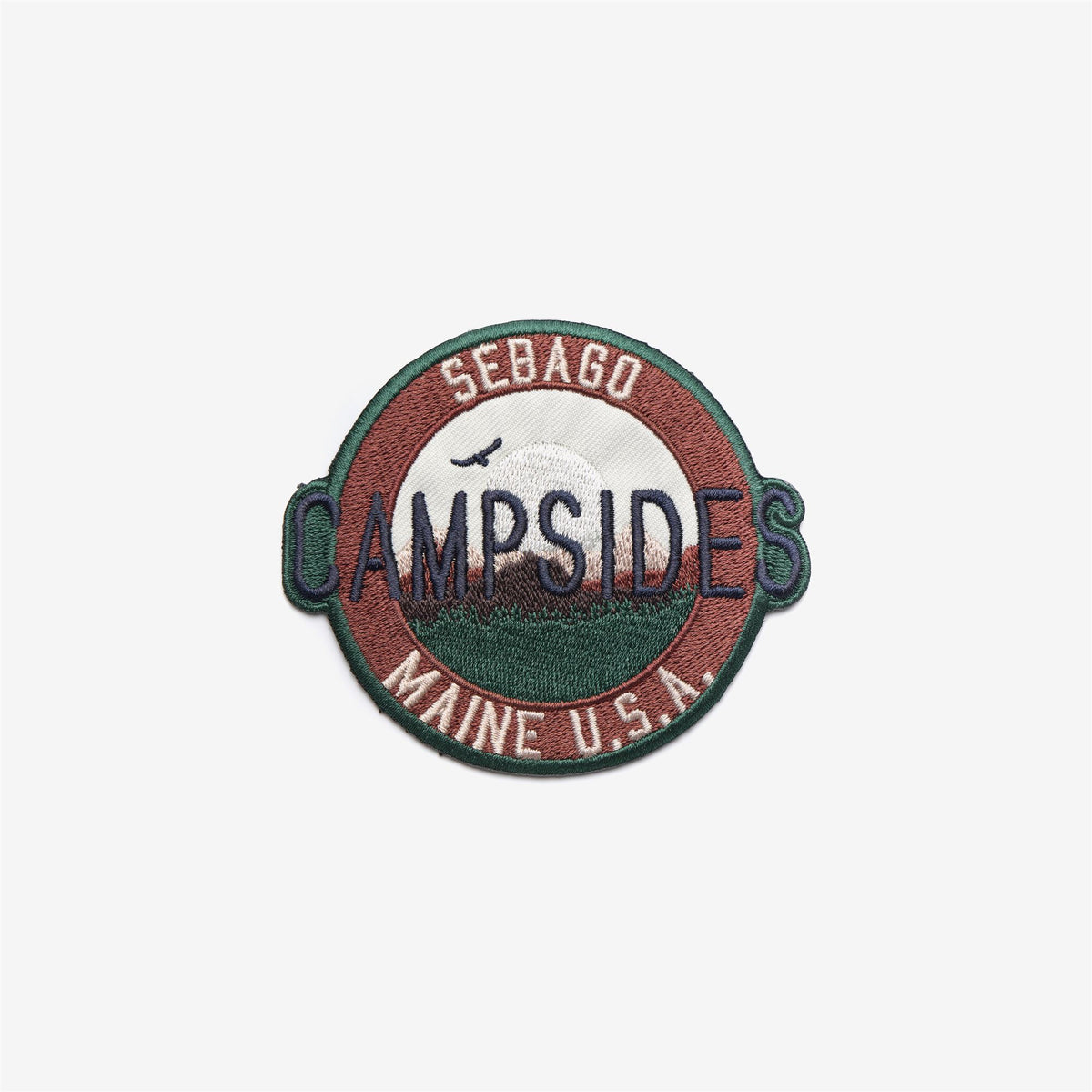 White Unisex Felt Patch