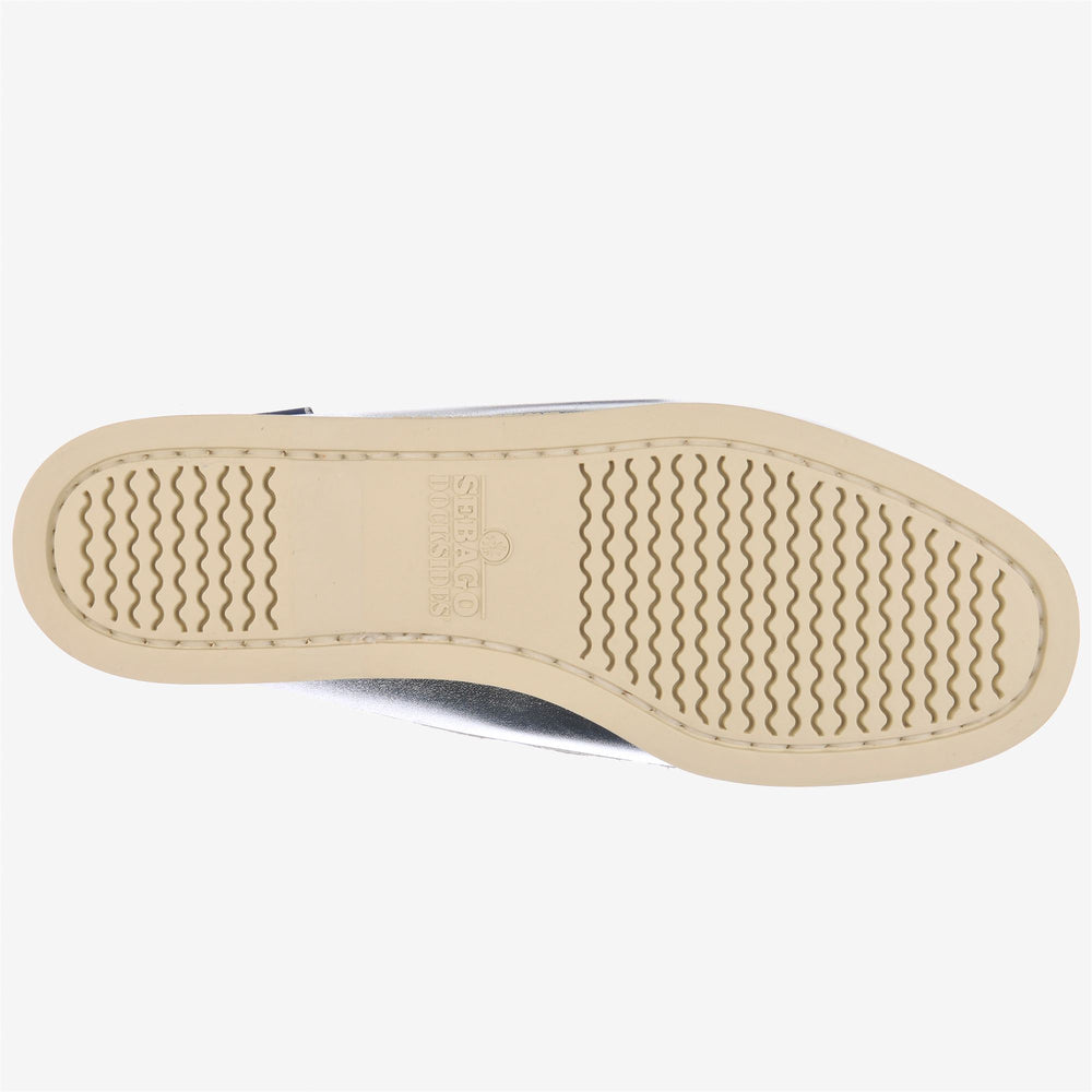 Mocassini da Yachting Donna Grigio Metallico Docksides 02