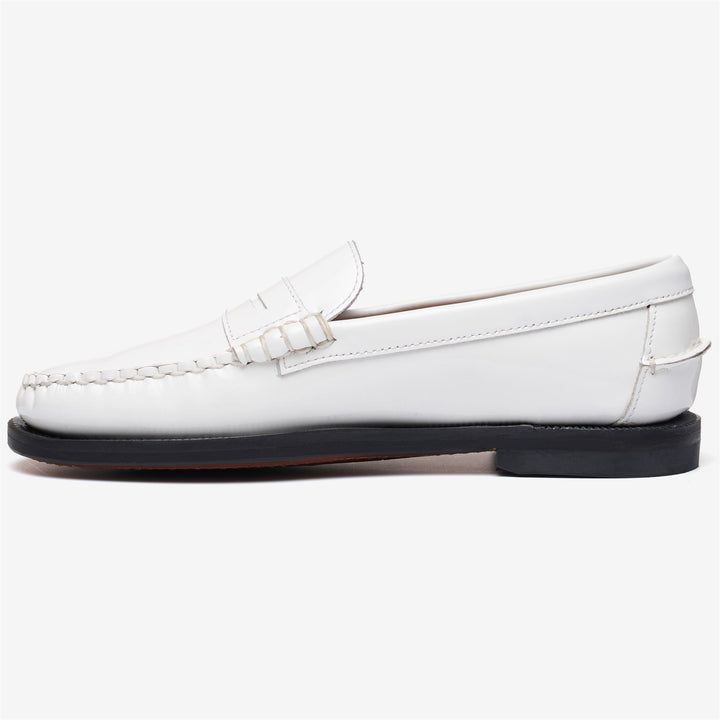 Grey White Women's Patent Leather Business Moccasin 3