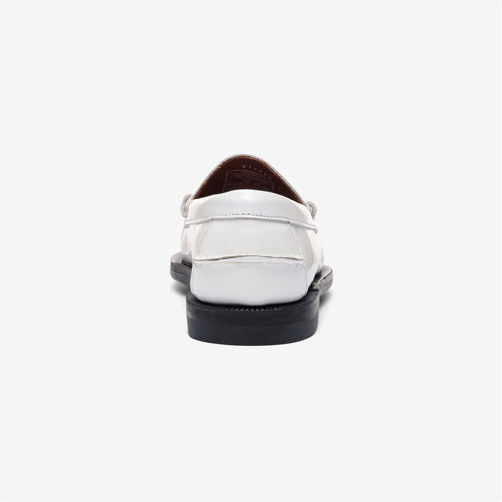 Grey White Women's Patent Leather Business Moccasin 5