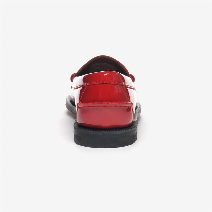 Red Brown Women's Patent Leather Business Moccasin 5
